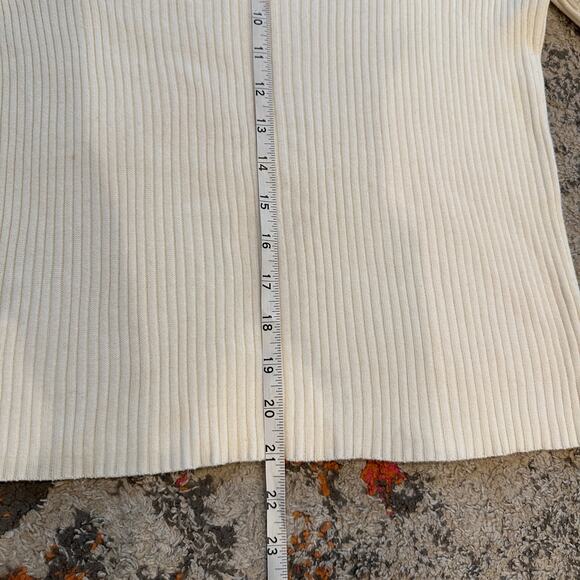 VTG HILLARD & HANSON CASUAL Rib Knit Scoop Neck Sweater Size L Indie Classic - Picture 4 of 7